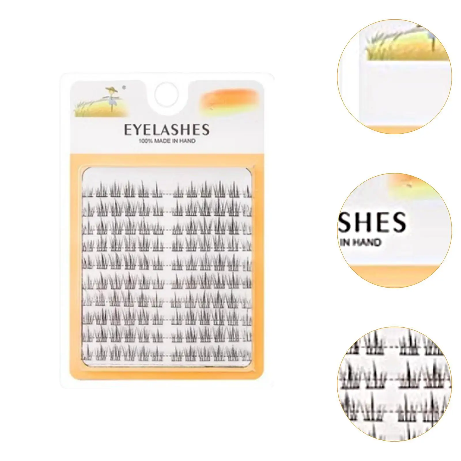 Pestañas postizas cómodas DIY hechas a mano maquillaje ligero juego de pestañas de hadas pestañas de hadas para citas banquete graduación vacaciones boda