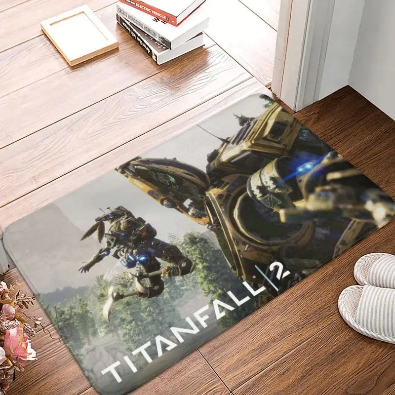 Titanfalls 2 Front Door Mat Anti-Slip Indoor Quick Dry Doormat Kitchen Balcony Entrance Rug Carpet