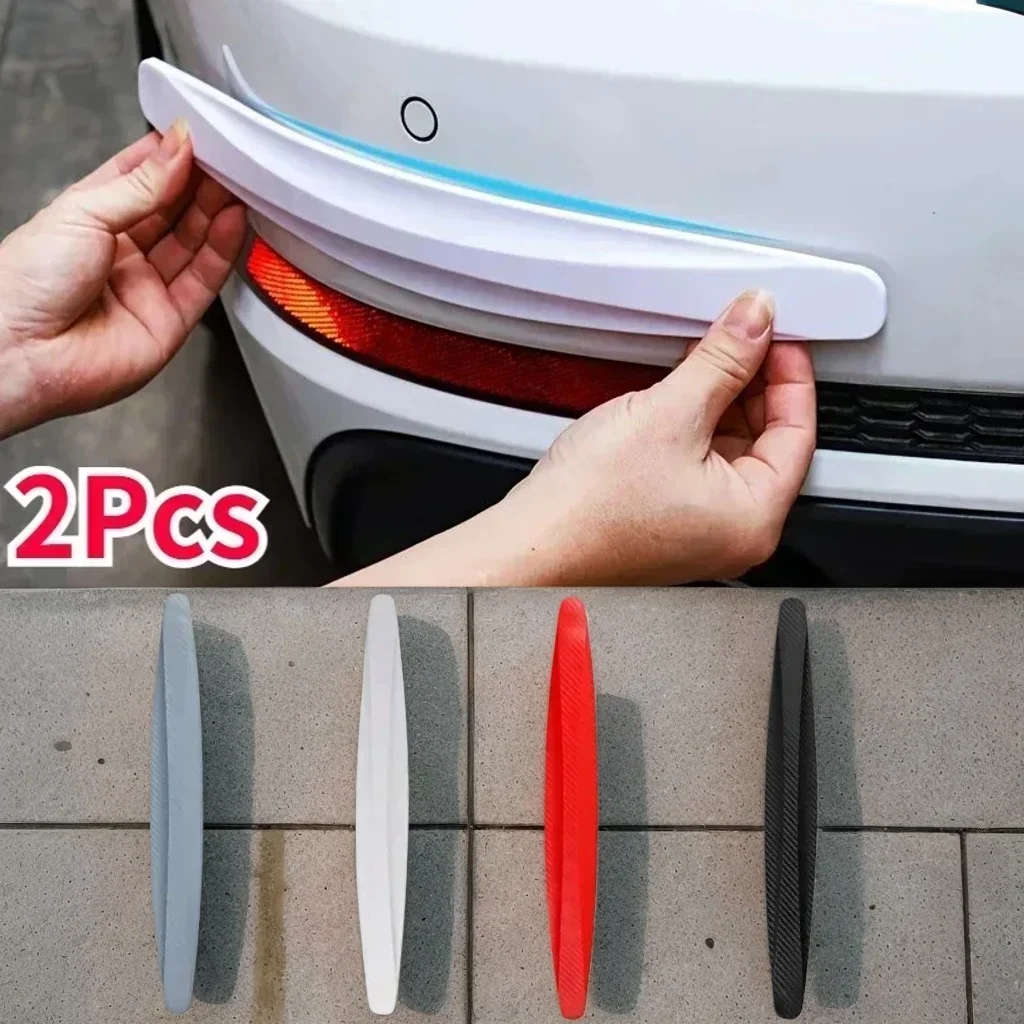 

2pcs Universal Anti-Collision Bumper Guards – Car Front/Rear Corner Protectors, Anti-Scratch Stickers (Car Accessories)