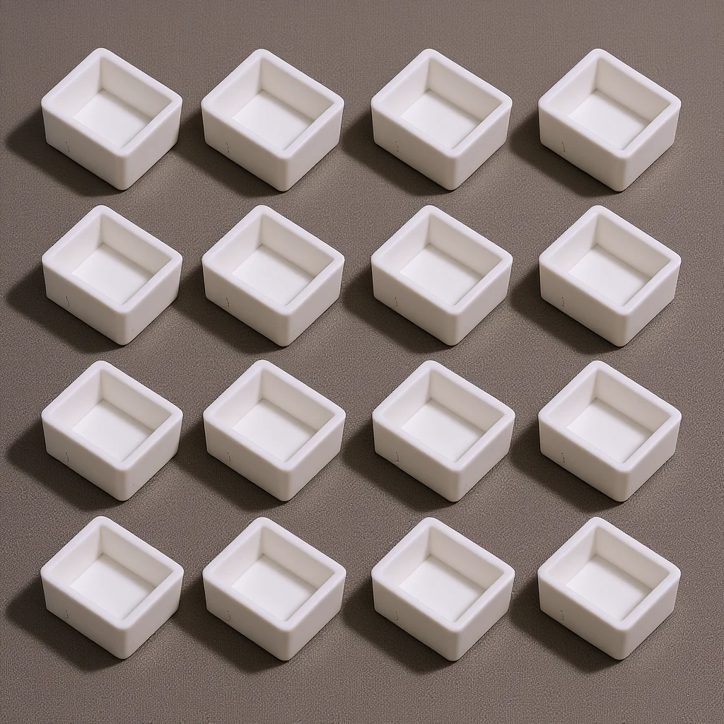 

100Pcs Empty Watercolor Half Pans Plastic Painting Palettes for Artists Watercolor Pigment Storage Cups Watercolor Pan Sets