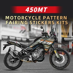 Pattern Printing Stickers Kits for Motorcycle Protection and Decoration, Used for CFMOTO 450MT 450 MT, Various Styles