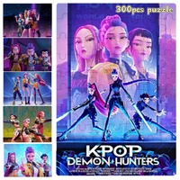 New 14 Style KPop Demon Hunters Jigsaw Puzzle Rumi Mira Zoey Character Figure Model Toy for Fans Kids Adults Collectible Gifts