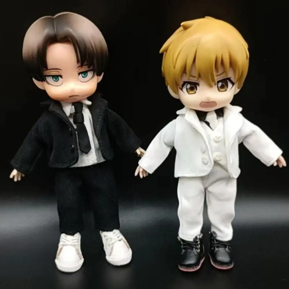 Fashion Doll Outfit Shirt DIY Accessories Casual Wear Windbreaker Coat Tops Gift Toys Vest Pants Socks for 1/11 ob11 Dolls