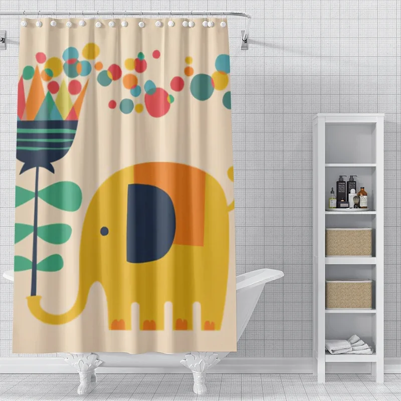 home shower curtains for bathroom waterproof fabric Modern Nordic style bathroom Curtains modern shower curtain 180x200 240x180