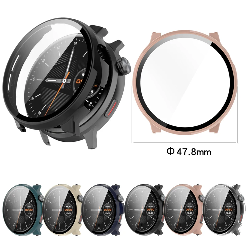 Smartwatch Frame Case para Xiaomi Mibro Lite 2, Hard Shell Film Protector de Tela de Vidro, Capa Bumper, Lite2 Smart Watch Acessórios