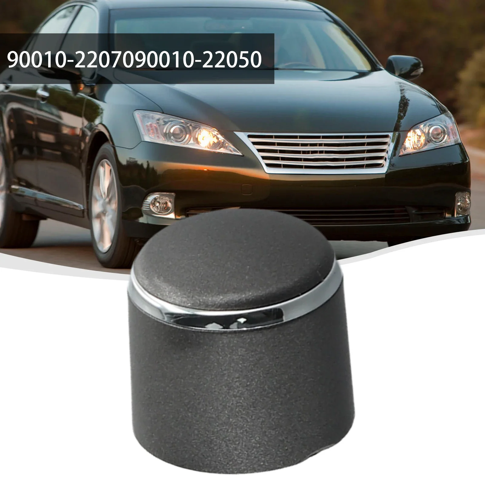 

New Practical Quality Audio Knob Volume Button 1pcs 90010-22050 90010-22070 Accessories Black Parts Plastic Vehicle