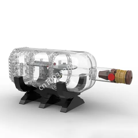 398PCS Star Trek StarShips in a Bottle - USS Enterprises  Model Star Battle Creative Idea Kids Brick Toy Birthday Christmas Gift