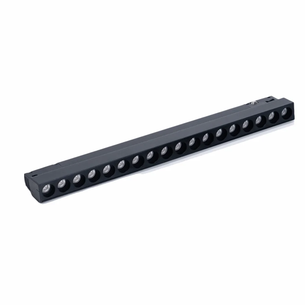 48V Intelligent Magnetic Grille Light Track Light Recessed Rectangle Linear Grille Light Dimmable Guide Lamp
