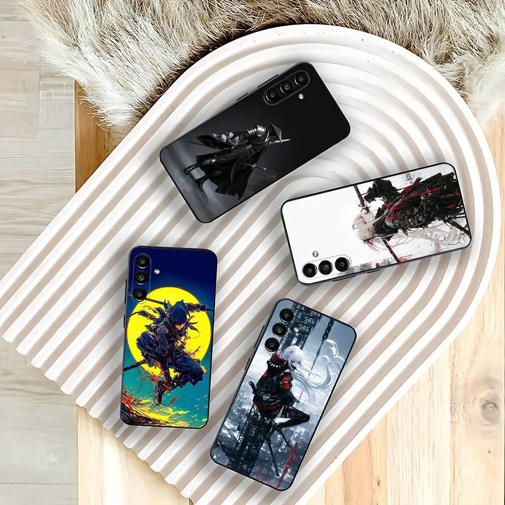 

Cyber Samurai Vigil Phone Case For Samsung Galaxy A73,31,32,72,41,53,52,71,22,5G,Note,J7,8,9 Soft Black Cover