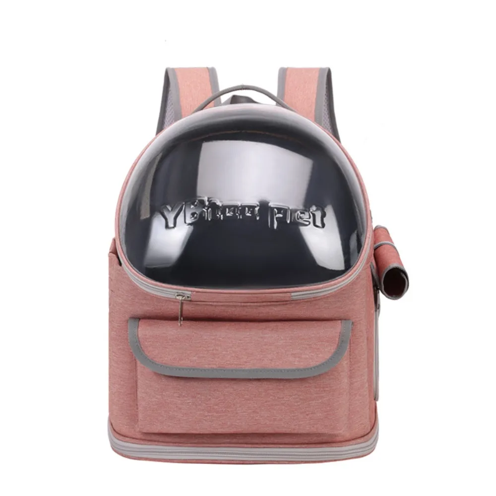 

Large Capacity Cat Carrier Backpack Transparent Breathable Pet Cat Bag Adjustable Straps Portable Pet Bag Small Animals