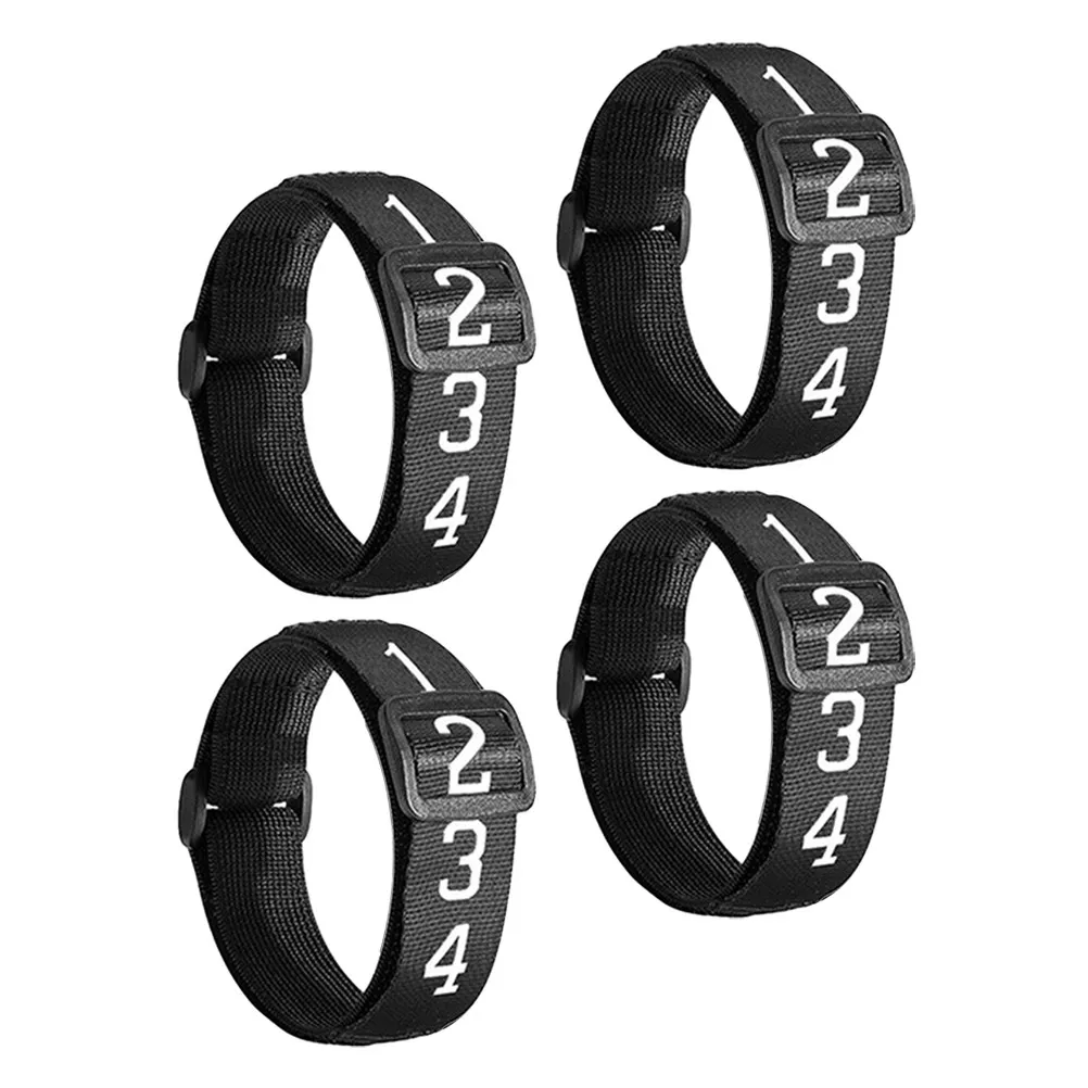 4 Pcs Soccer Referee Accessories Wrist Bands Football Gear Kit Wristbands Supplies