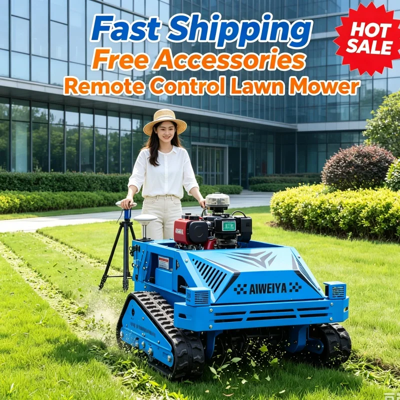 Customized Professional Maintenance Remote Control Lawn Mower Self Propelled Lawn Mower Grass Cutting Machine For Backyard Farm
