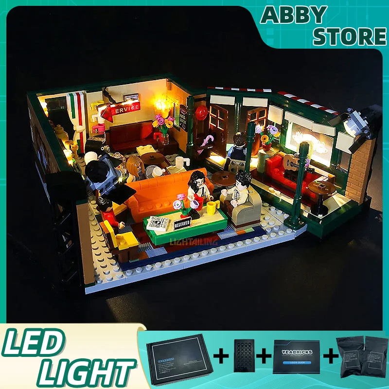 

Комплект светодиодных фонарей «сделай сам» для LEGO 21319 Friends Central Perk (только светодиодный светильник, без модели блоков)