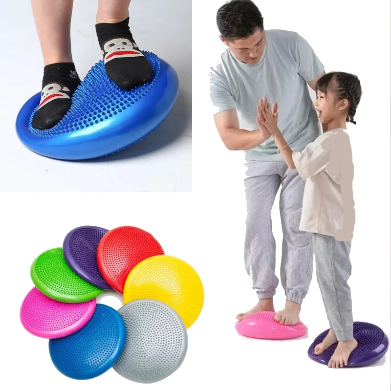 Montessori Children Toys PVC Balance Stone Inflatable Cushion Sensory Integration Training Tactile Sensing Party Social Games