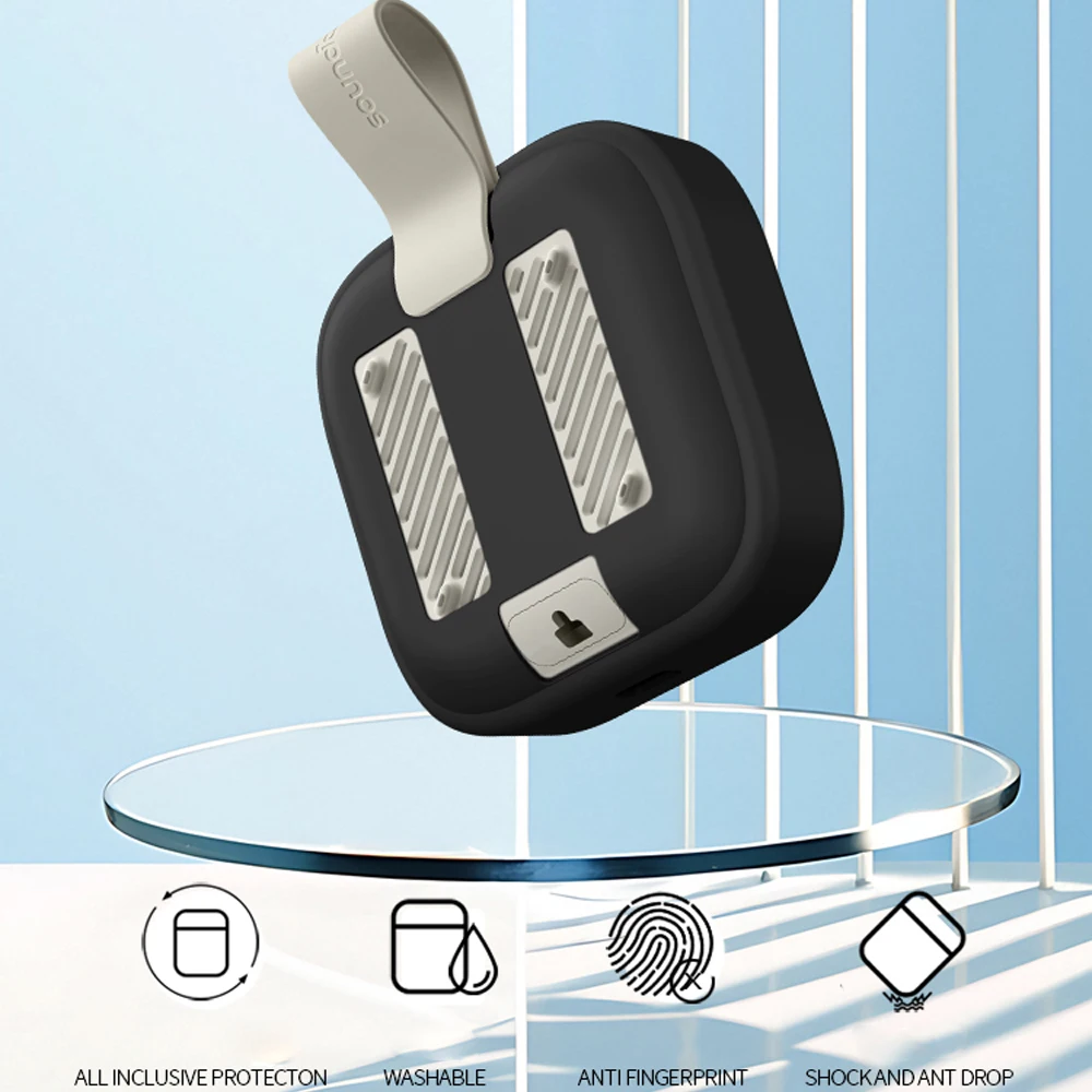 Weiche Silikonhülle für Soundcore Boom Go 3i Wireless-Lautsprecher, 360-Grad-Vollschutz, stoßfest, staubdicht, Anti-Fingerabdruck, rutschfest