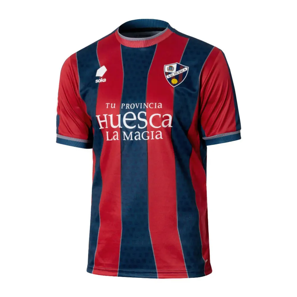 

24-25 New hot shirts La Liga 2 team Huesca team shirts 3D printed men's and Women's T-shirts Sports casual plus size shirts