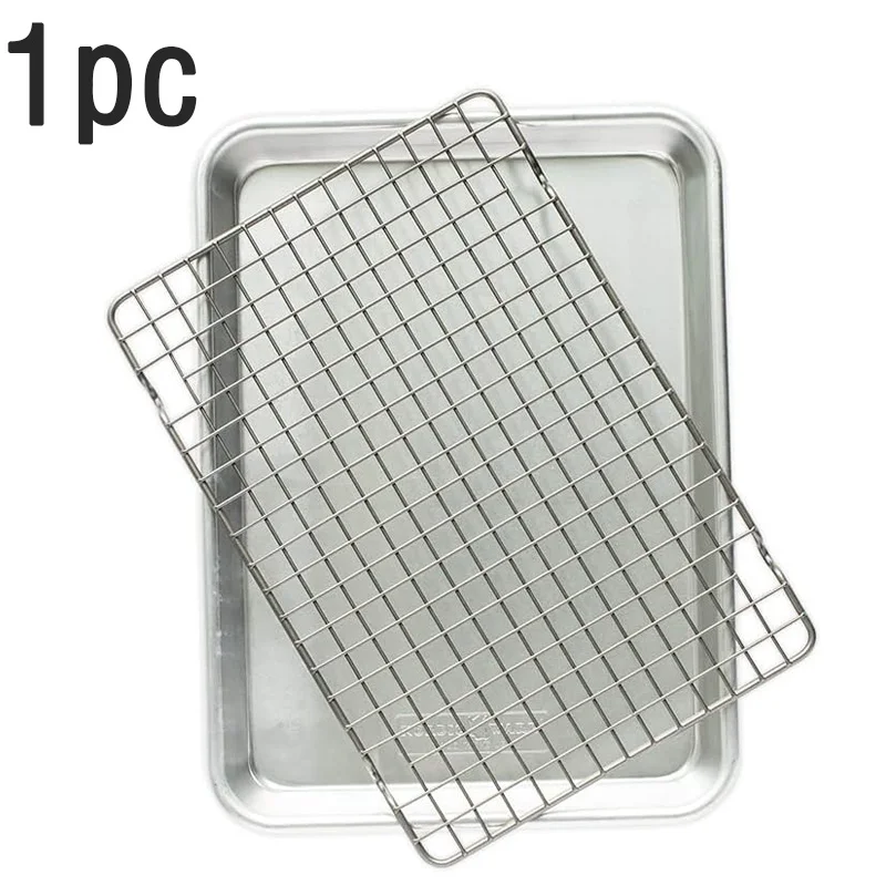 Restaurant-Grade Sheet Pan with Drain Holes - Heavy Duty 430 Stainless Steel Design