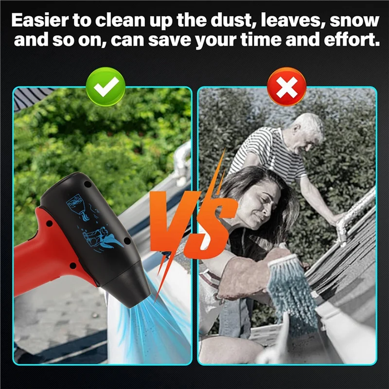 مروحة توربو عنيفة تعمل بالبطارية، منفاخ هواء صغير محمول للسيارة، تنظيف لوحة المفاتيح، سرير هوائي، شعر