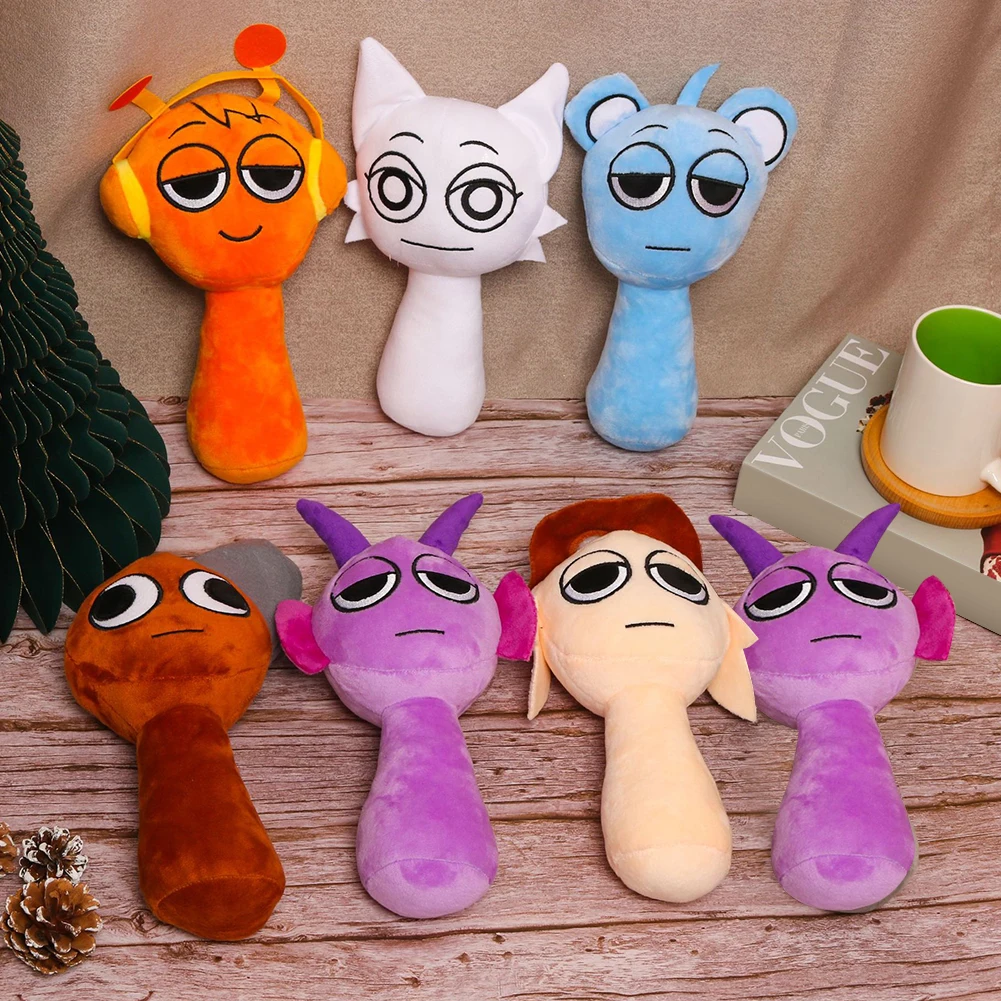 Sprunki Plush Toys Sprunki Incredibox Plushie Doll Singers Oren Wenda Game Cartoon Stuffed Pillow Kids Birthday Christmas Gifts