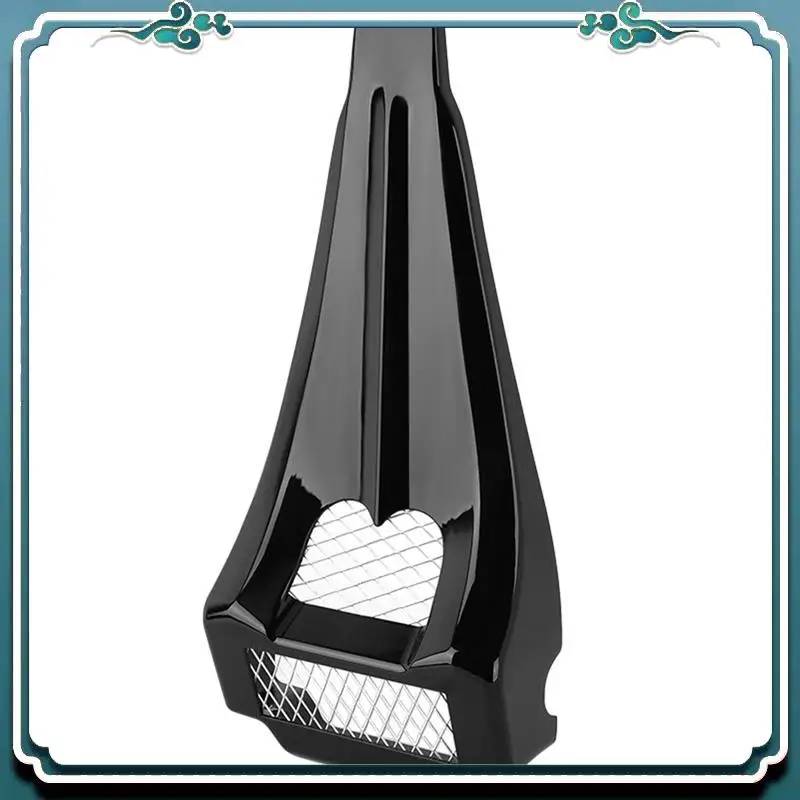 

ABTU-1 Piece Motorcycle Front Radiator Cover Fairing Spoiler Black Metal For Touring FLHTCU Electric Road Street Glider B