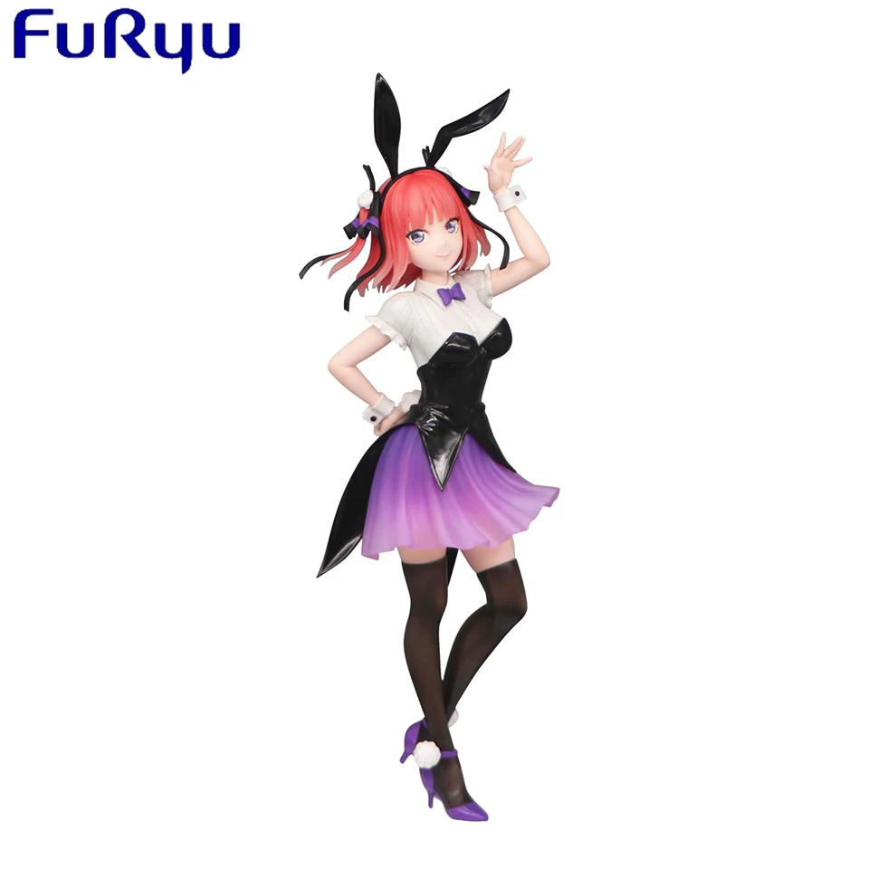 Original FuRyu Gotoubun No Hanayome 23cm Nakano Nino Bunny Girl Anime Figure Toys For Boy Droppshiping