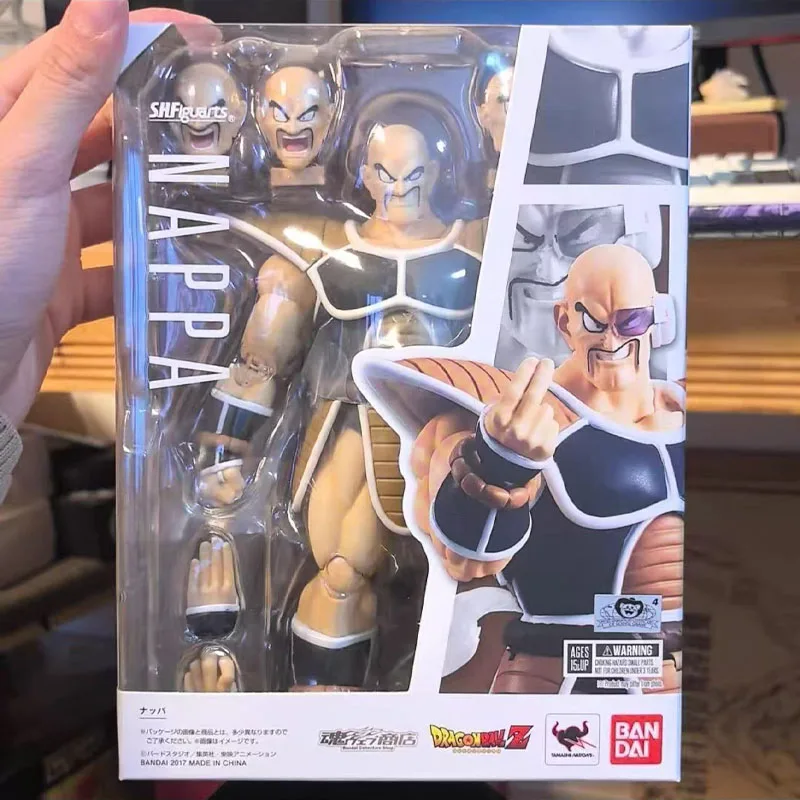 In Voorraad BANDAI Originele S.H.Figuarts DRAGON BALL VBGETA NAPPA SDCC SHF Action Figure Model Speelgoed Cadeau voor Kid Foam Box Verpakking - afbeelding 1