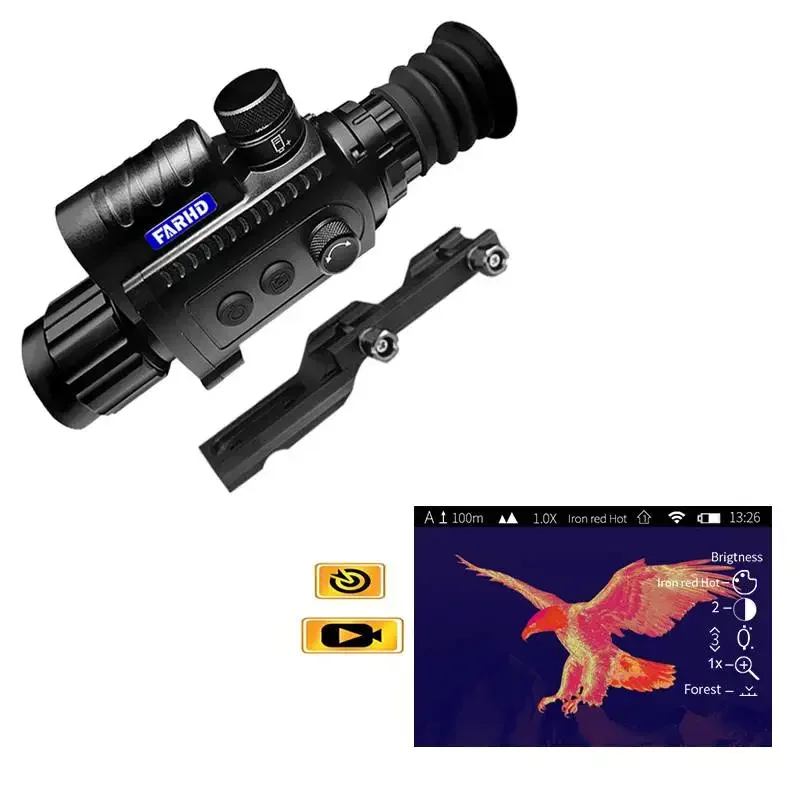 

Monocular Night Vision Device Infrared 8x Digital Zoom Hunting Telescope Outdoor Day Night Dual Use