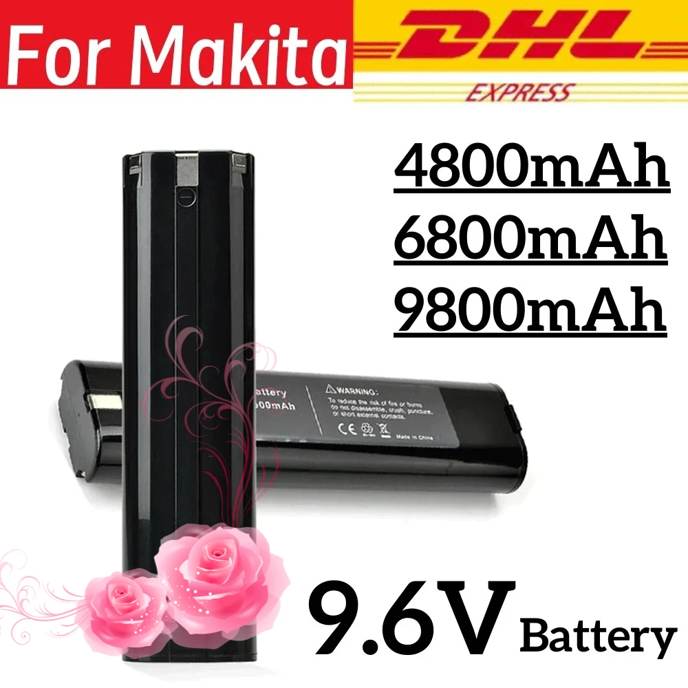 

for Makita 9.6V 4.8Ah 9000 9001 9002 9033 9600 193890-9 192696-2 632007-4 5090D 6012HD 4190D 4190DW 4300D 4390D Ni-MH Battery