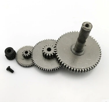 

4Pieces/Lot Stainless Steel Reduction Gear Rack Pinion Gear 0.5-1M Gear Set-Main Shaft Hole:5mm