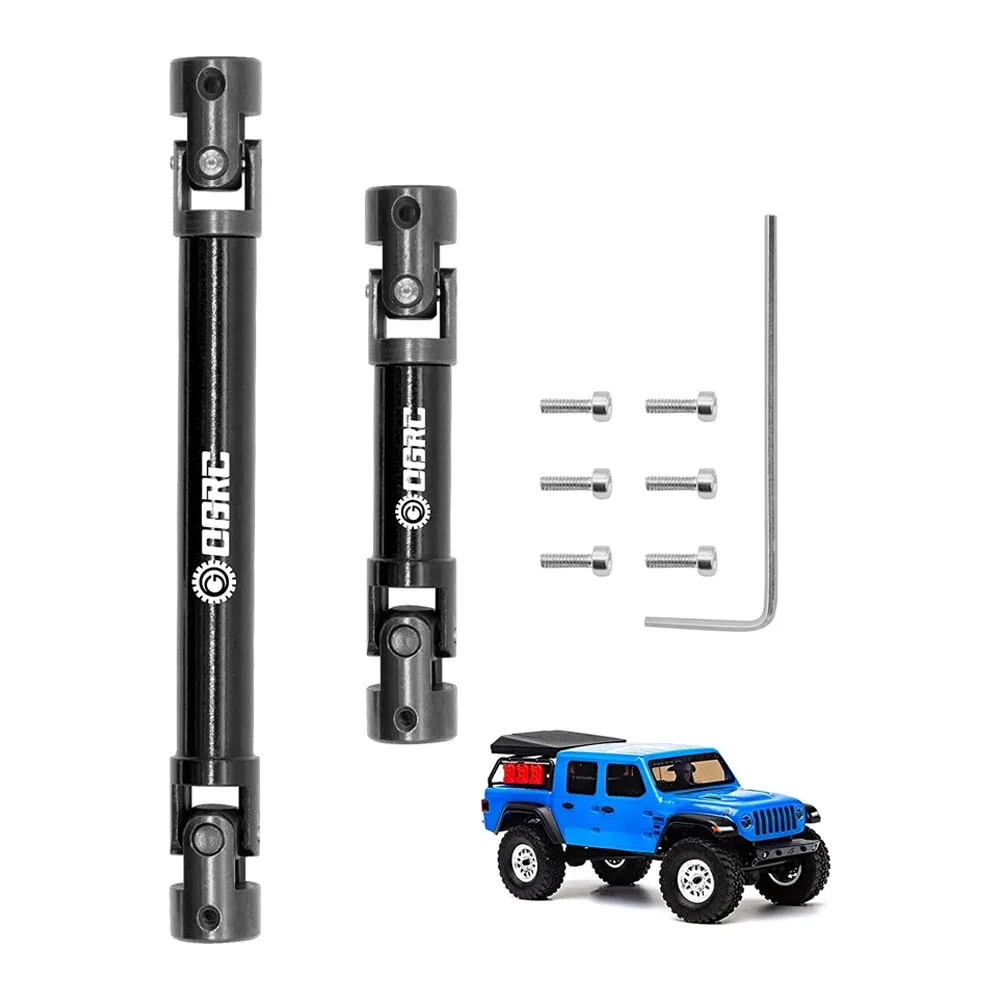 OGRC Center Driveshaft Steel Drive Shaft for Axial SCX24 Jeep Gladiator AXI00005 Upgrate Parts