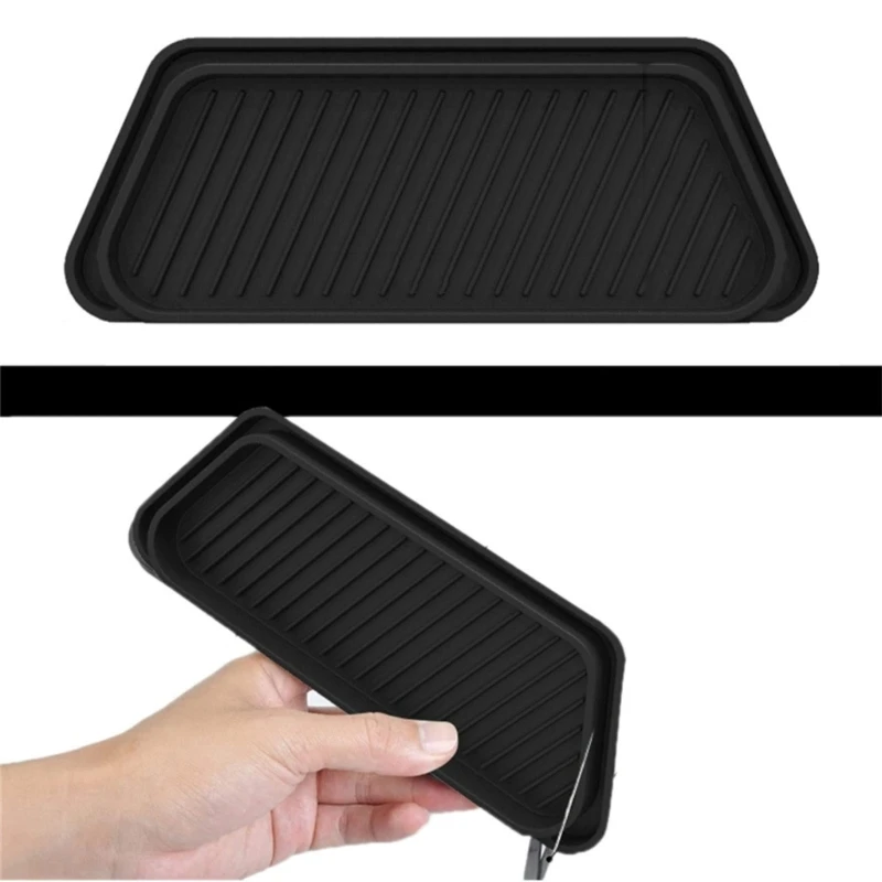 Drenaggio a tenuta stagna gocciolatoio Silicone per uso alimentare vassoio raccoglitore d'acqua frigorifero gocciolatoio materiale in Silicone per Dropshipping