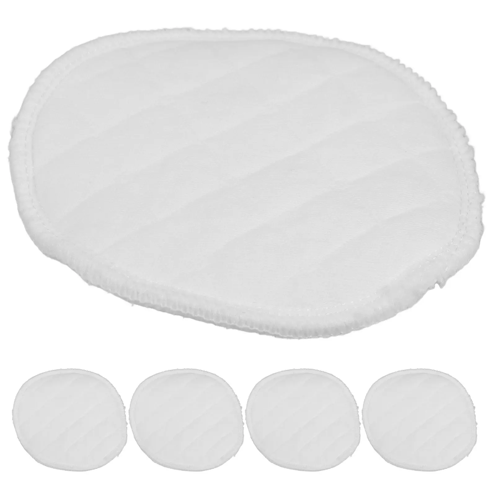 

10pcs White Cotton Nursing Pads Washable Reusable Pregnant Breastfeeding Thick Absorbent Leak Proof Maternity Pads Soft