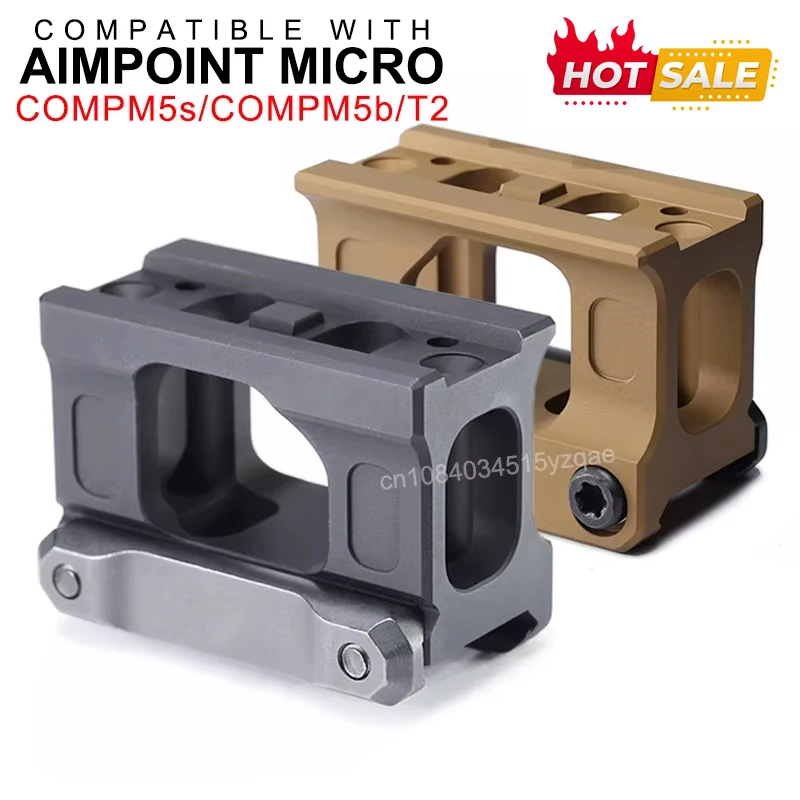 

Tactical Unity Fast Heightening Bracket Riser Mount for Aimpoint CompM5s CompM5b T2 ROMEO5 and Duty RDS (FST-MISB) for 20mm Rail