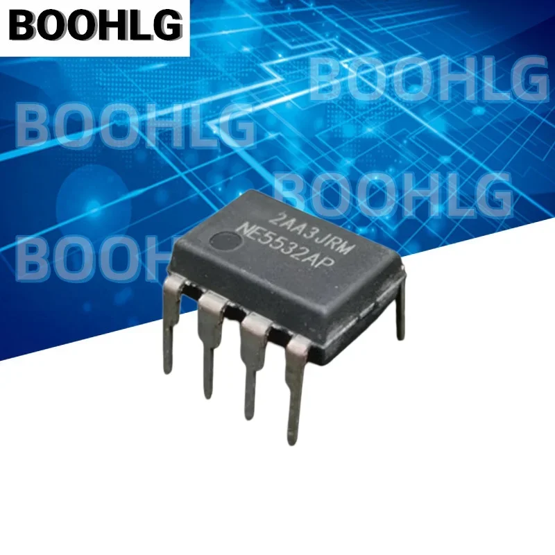 2PCS brand new original authentic NE5532AP low noise dual-channel op-amp DIP-8