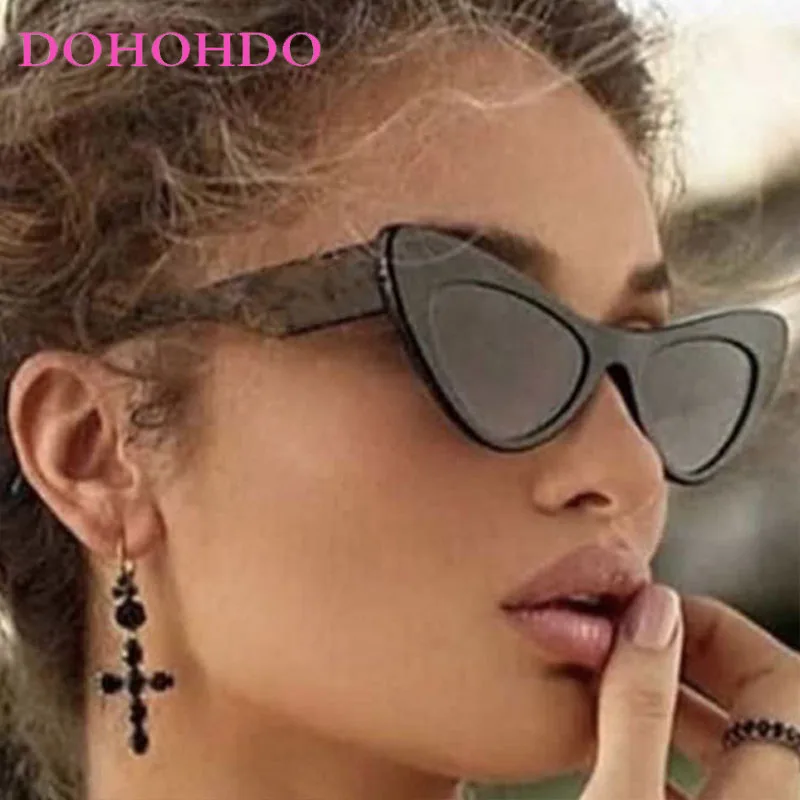 

Y2K Punk Cat Eye Outdoor Women's Sunglasses Brand Design Men Sunglass Travel Inverted Triangle Personality Eyewear UV400 Female