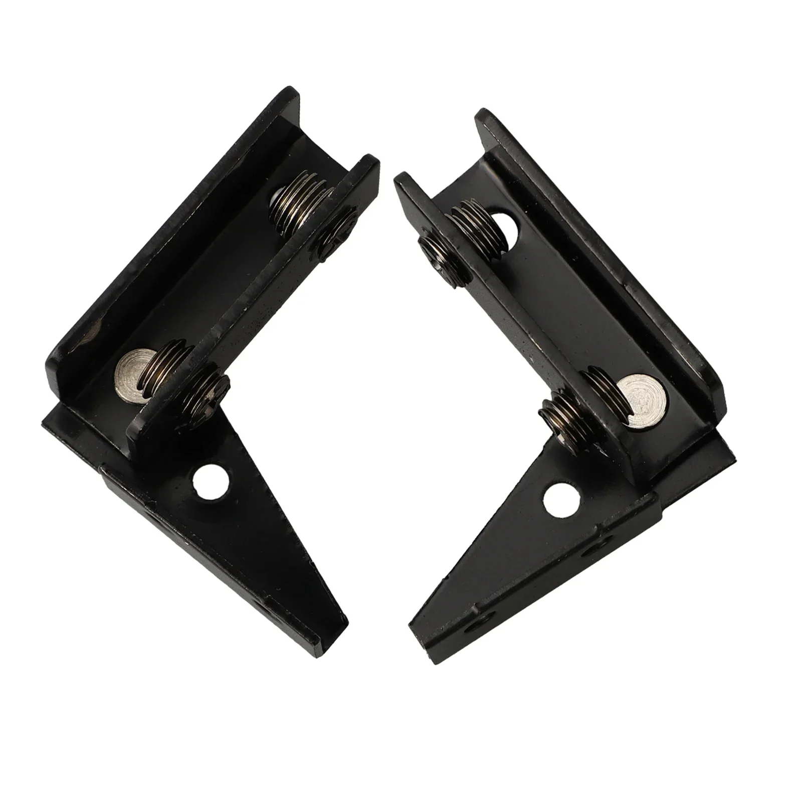 

Glass Clip Glass Door Hinge 2Pcs Accessories Easy Installate Replacement For Non-perforated Glass Door Brand New