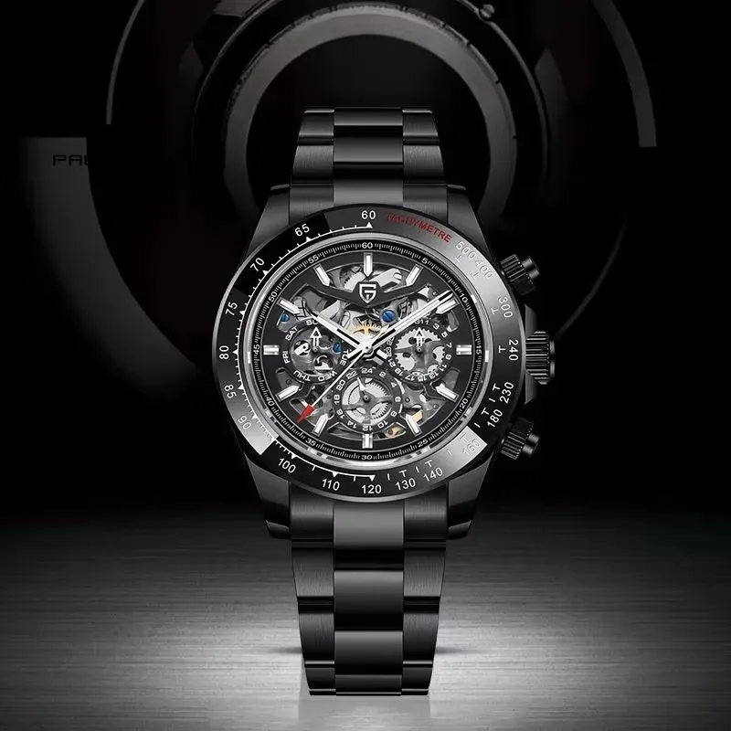 Top Luxury Men's Watch PAGANI DESIGN Automatic Mechanical Watch Men's Stainless Steel 100m Waterproof Sports Watch