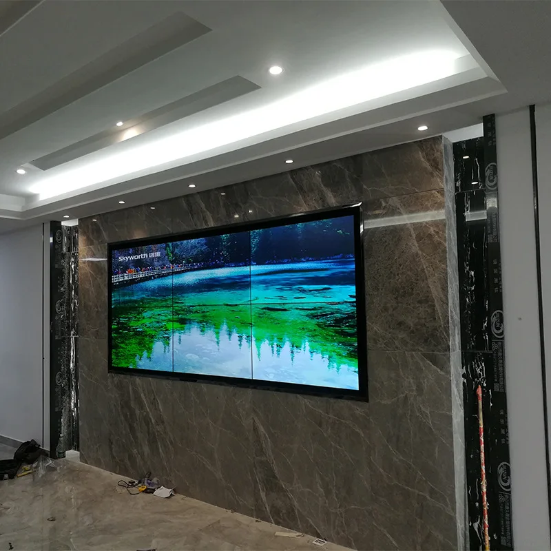 High definition splicing screen display 46 55 65 inch seamless LCD TV wall LED screen