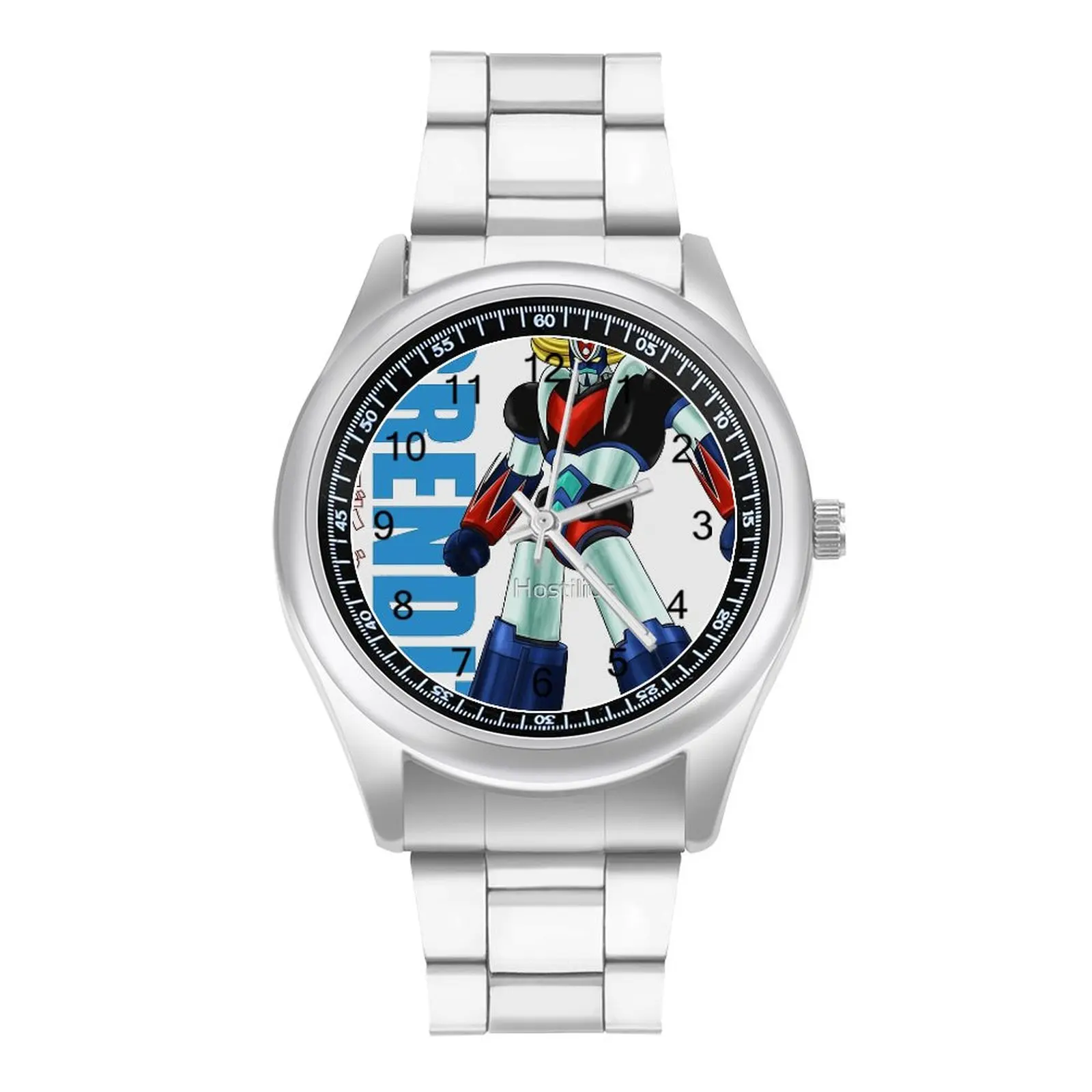 UFO Robot Grendizer Quartz Watch Goldorak Retro Anime Aesthetic Ladies Wrist Watches Photo Steel Home Design Wristwatch