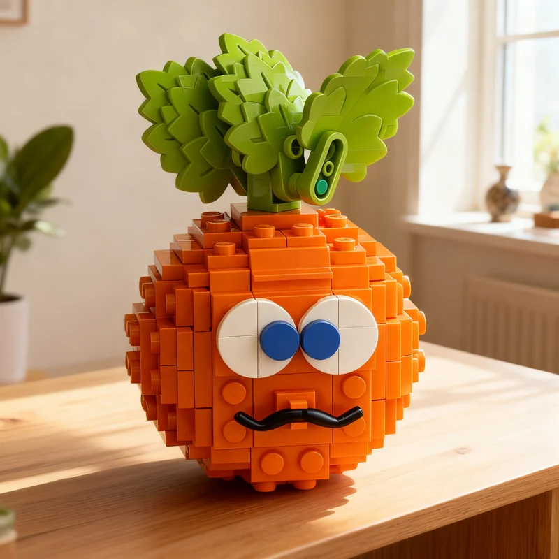 154pcs MOC May Day Carrots Botanicals Model Building Blocks Toys Education Assemble Craft Creative Art DIY Collection Display