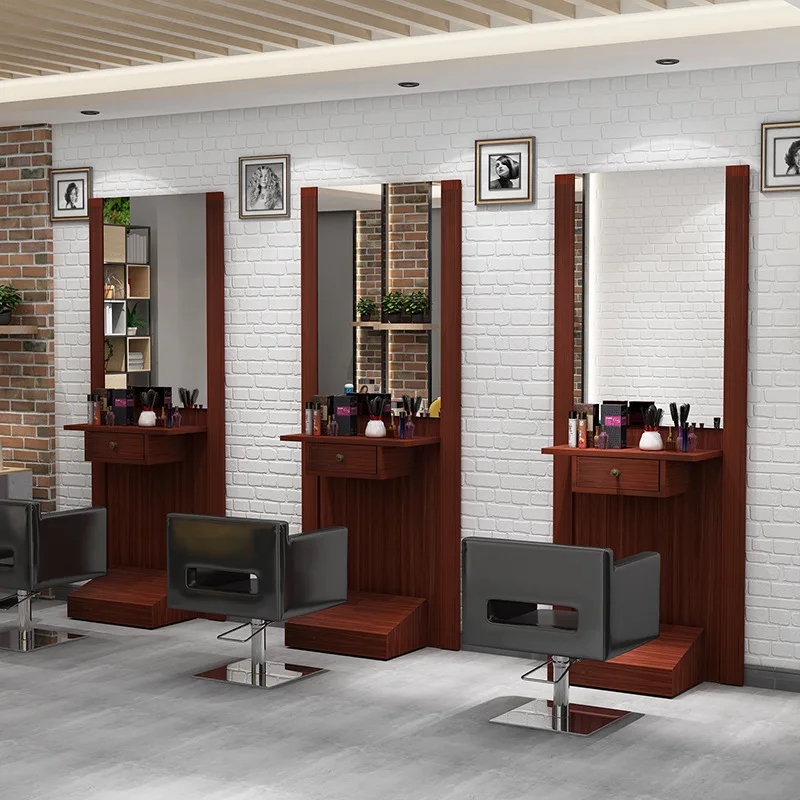 

New store opens, hairdressing shop mirror table, barber shop mirror table, hairdressing mirror, hair salon mirror