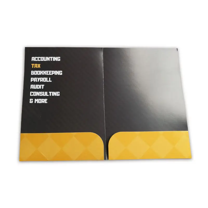 Wholesale Customize Fashion Business Document File Folders For Office A4 paper