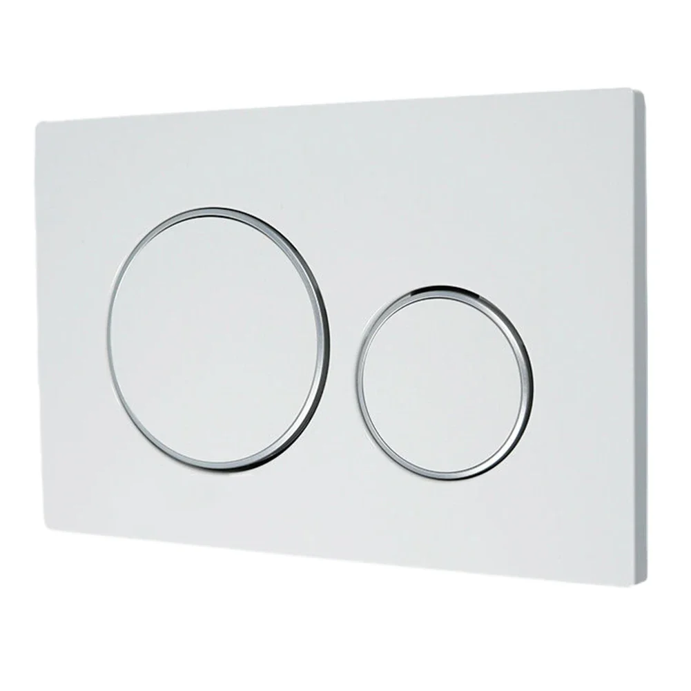 For Geberit Sigma20 Chrome Dual Flush Actuator Plate Concealed Cisterns Toilet Button Parts White