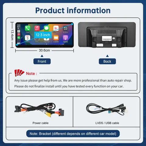Multimedia Display For Benz C Class W205 GLC V Class W447 2015-2019 NTG5.0 Touch Screen Wireless Carplay Navigation Android Auto