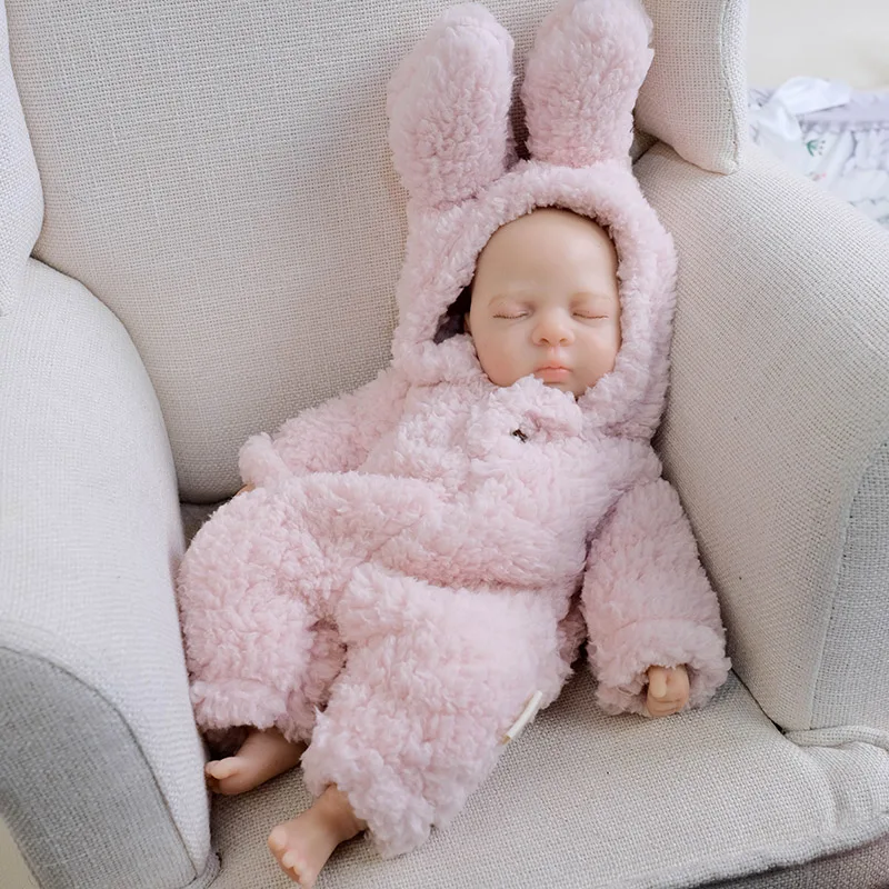 

12inch 30cm Full Solid Silicone Luna Soft Touch Cuddly Reborn Baby Multiple Layers Painting Art Doll