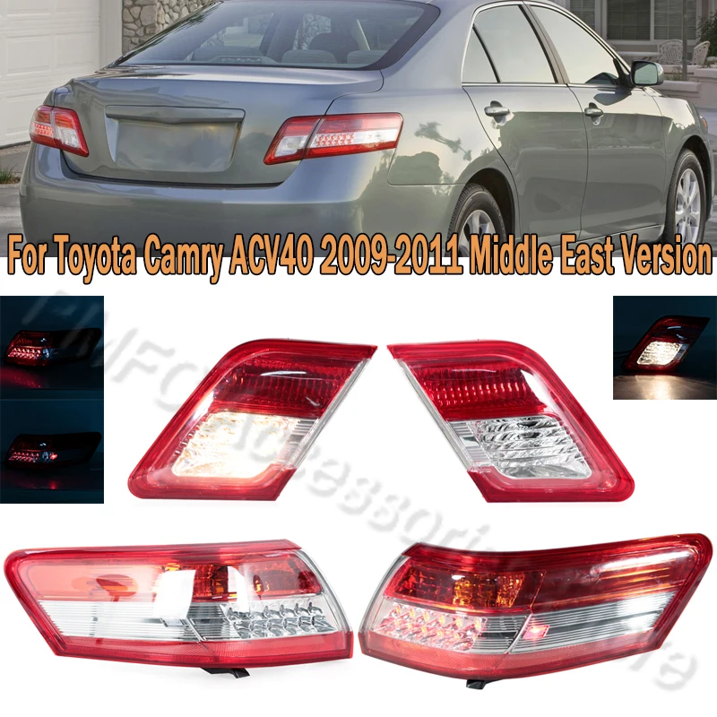 Car Tail Light Assembly Rear Brake Lamp For Toyota Camry ACV40 2009-2011 US Version Middle East Edition 81561-33520 81550-06340