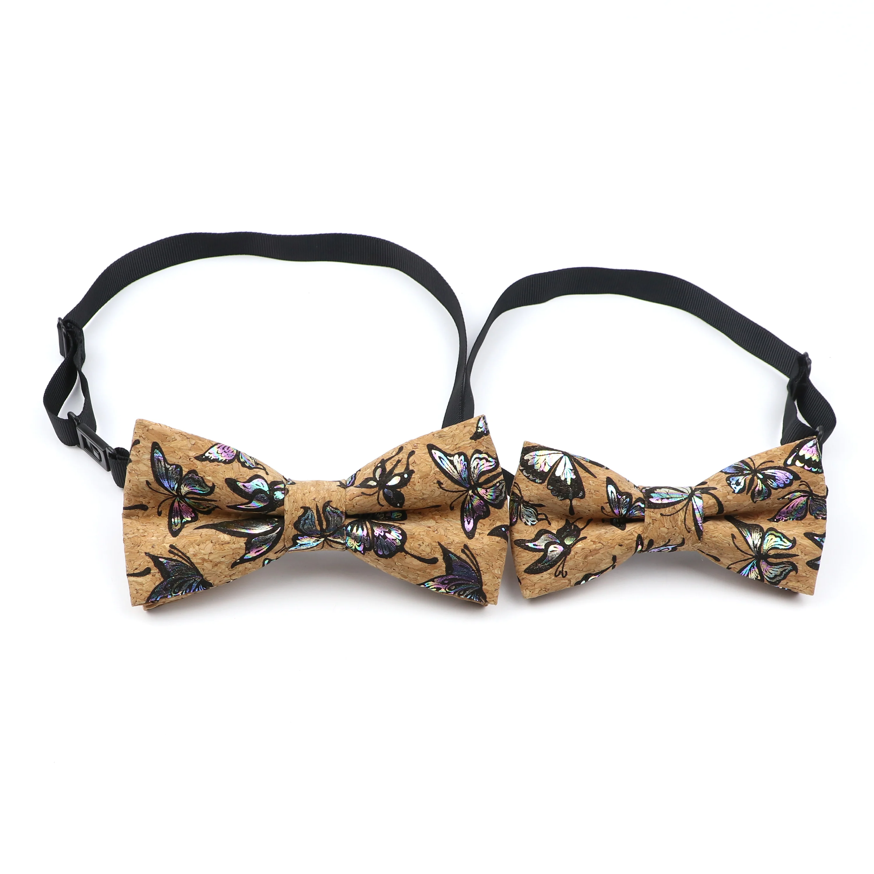 Novel Wooden Bow Tie For Man Women Cork Bowknot Retro Wood Handmade Bowties Daily Party Wedding Accessories Butterfly Wholesale