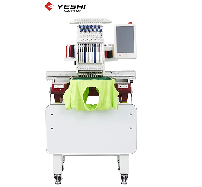 Yeshi Multi Functions Single Head Computer Embroidery Machine T-shirt Garment Embroidery Machine