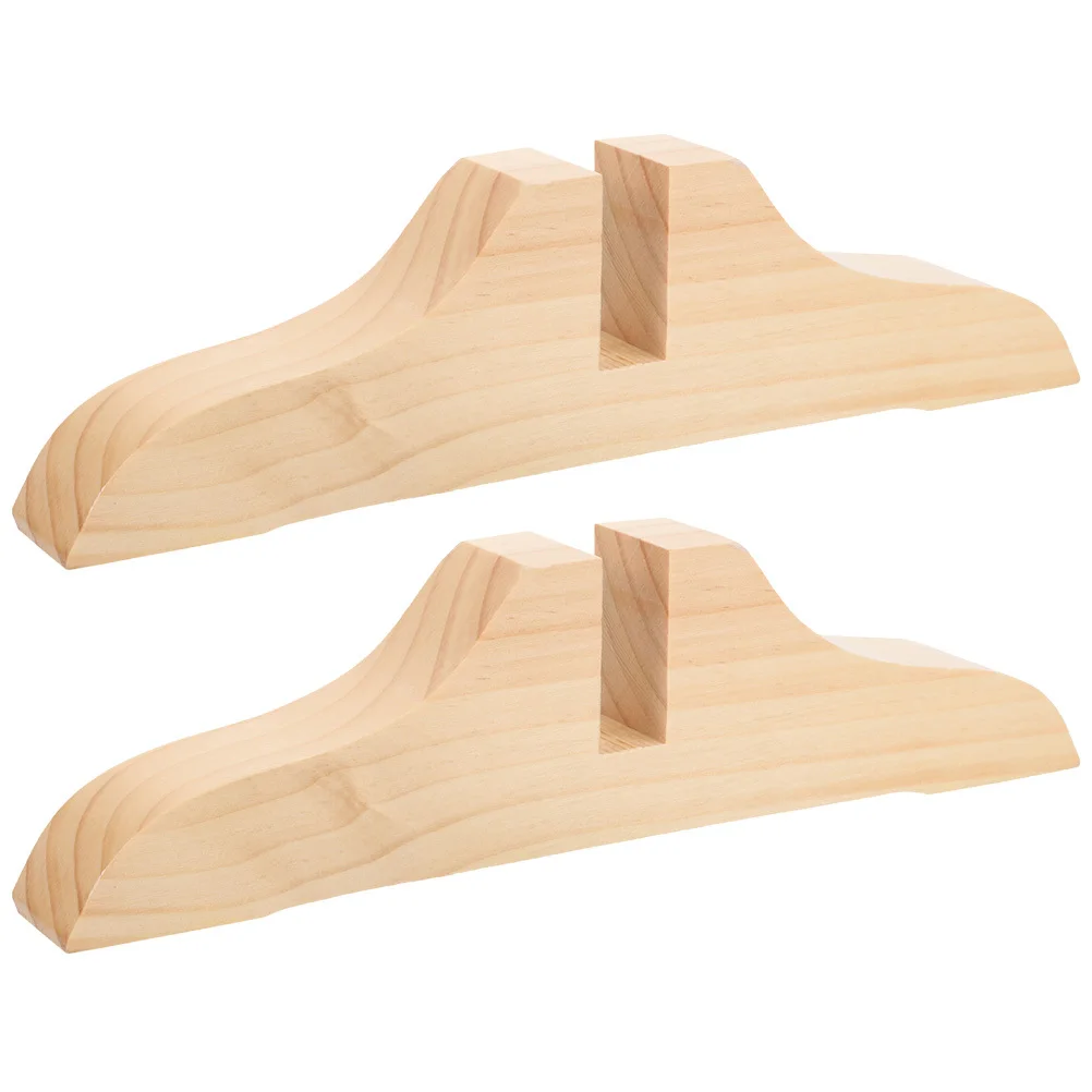 

2Pcs Room Divider Wooden Base Stable Thickened Stand Screen Panel Feet for Home Office Hotel Folding Partition Bracket