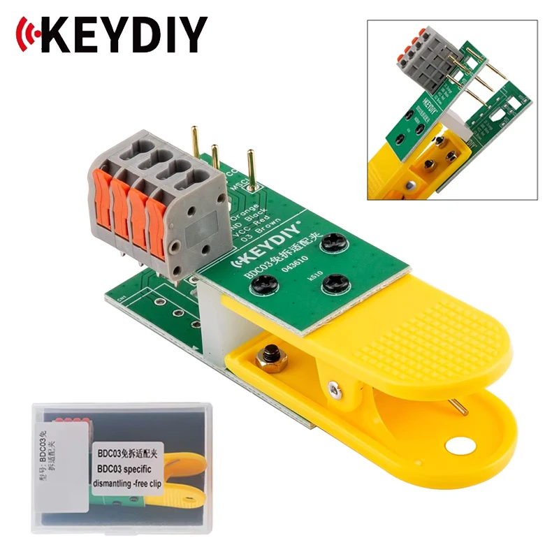 KEYDIY KD BDC3 Clip For BMW BDC3 Key All Devices Matching X3 MAX X1 G Chassis Remote Control Work With KD-X4 Dismantling-Free